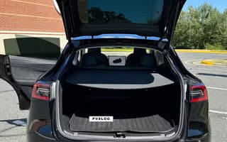 2023 Tesla Model Y Long Range AWD in Solid Black, Trunk