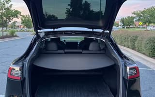 2023 Tesla Model Y Long Range AWD in Solid Black, Trunk