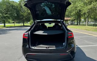 2023 Tesla Model Y Long Range AWD in Solid Black, Trunk